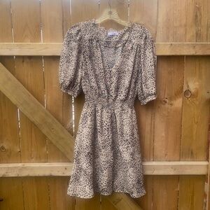 Steve Madden leopard print dress sz. S